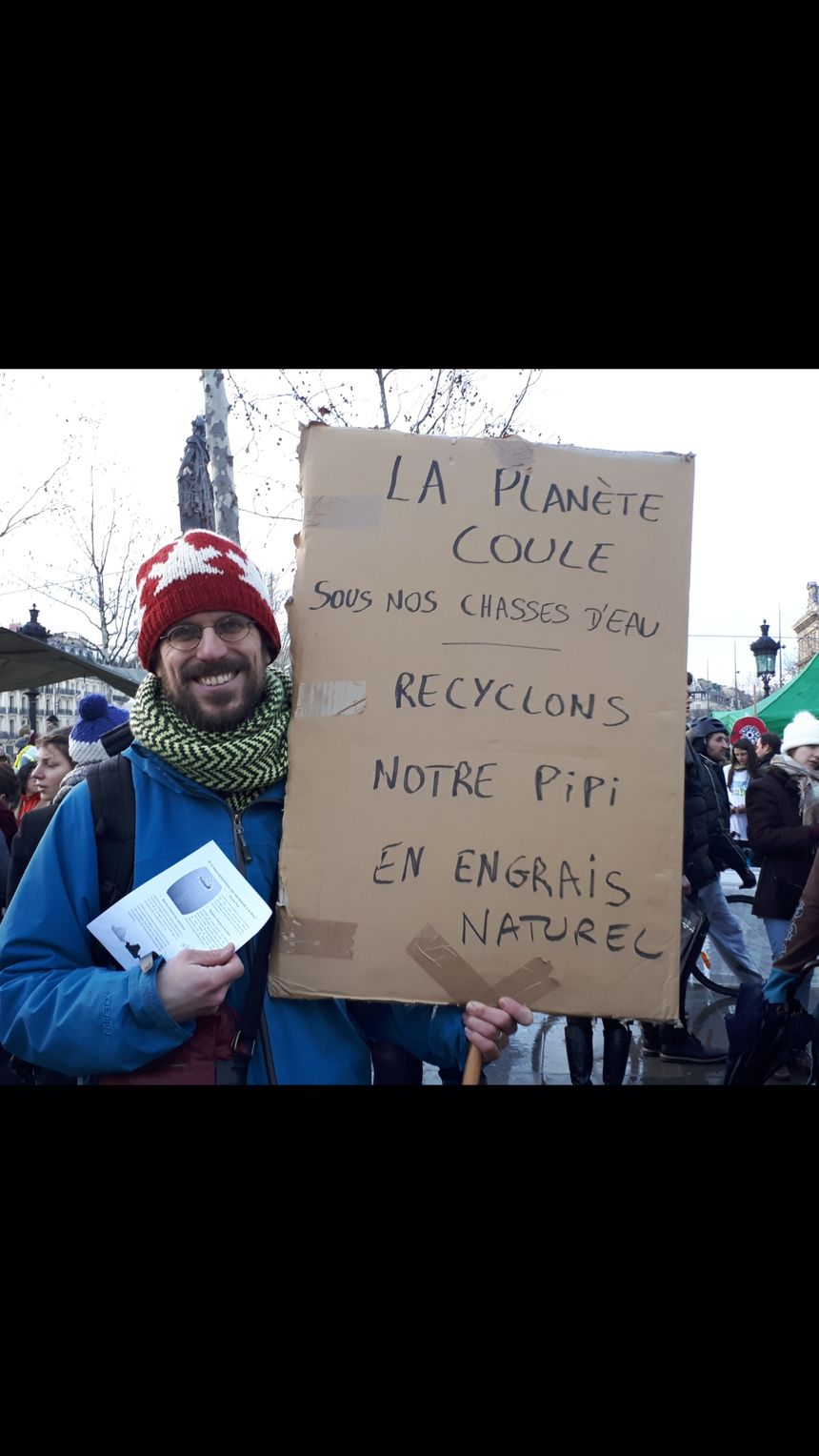 Fabien Esculier chercheur et responsable du programme OCAPI qui vise à valoriser écologiquement l’urine en île-de-France