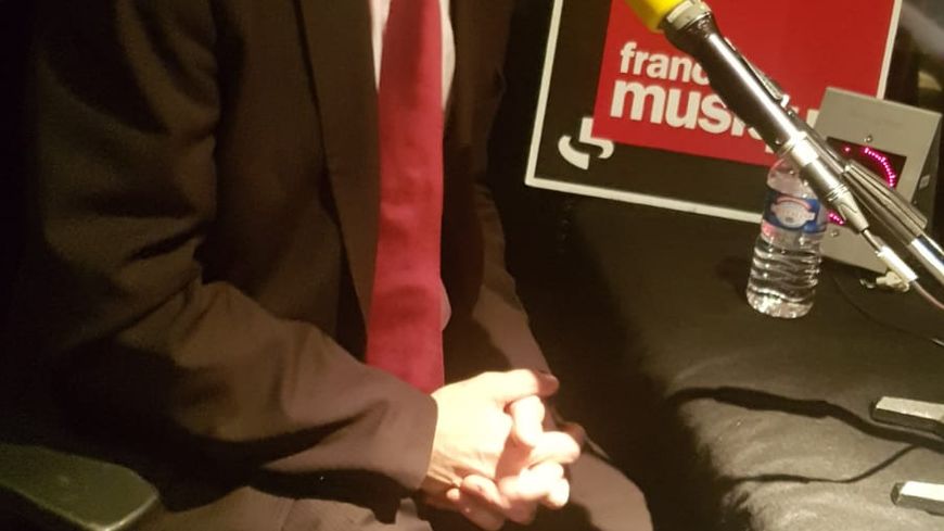 Roger Muraro au micro de Benjamin François