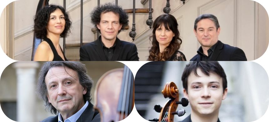le Quatuor Capriccio avec Gérard Caussé et Yan Levionnois