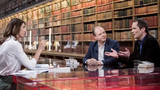 Adèle Van Reeth, Patrick Boucheron, Michaël Foessel - CAPA PICTURES / Eric Frotier de Bagneux