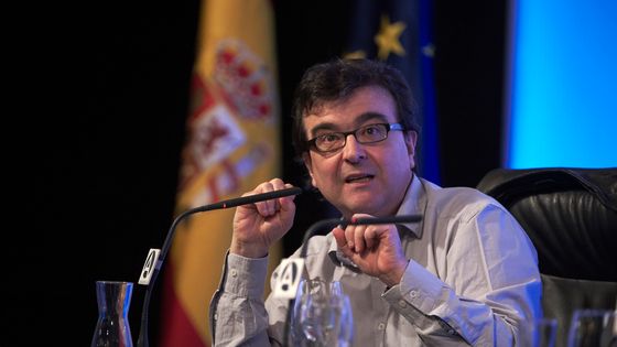 Javier Cercas à la Maison des Amériques pour un séminaire sur : 'Vargas Llosa: Cultura, Ideas Y Libertad', 2016 ©Getty - Carlos R. Alvarez