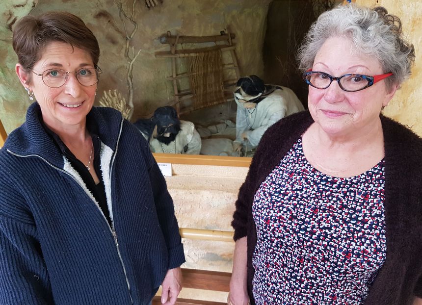 Magalie la Présidente et Lulu, la secrétaire de l'ASPAER