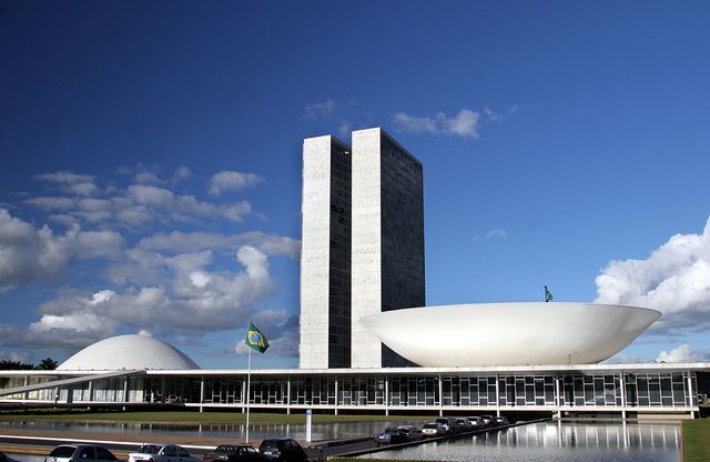 Le congrès brésilien, inauguré en avril 1960.