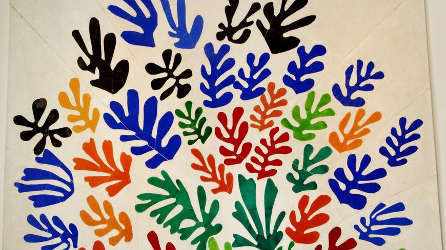 "La gerbe" de Matisse, céramique, 1953, LACMA