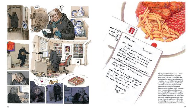 Planche de Cassandra Darke de Posy Simmonds