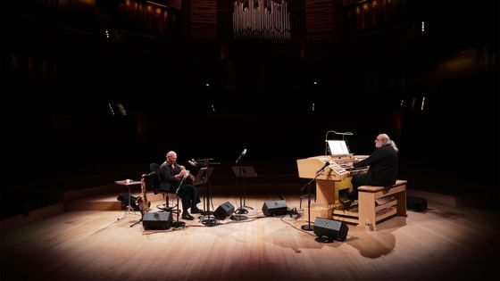 Dave Liebman & Andy Emler à l'Auditorium de Radio France le 21 février 2018 ©Radio France - Christophe Abramowitz