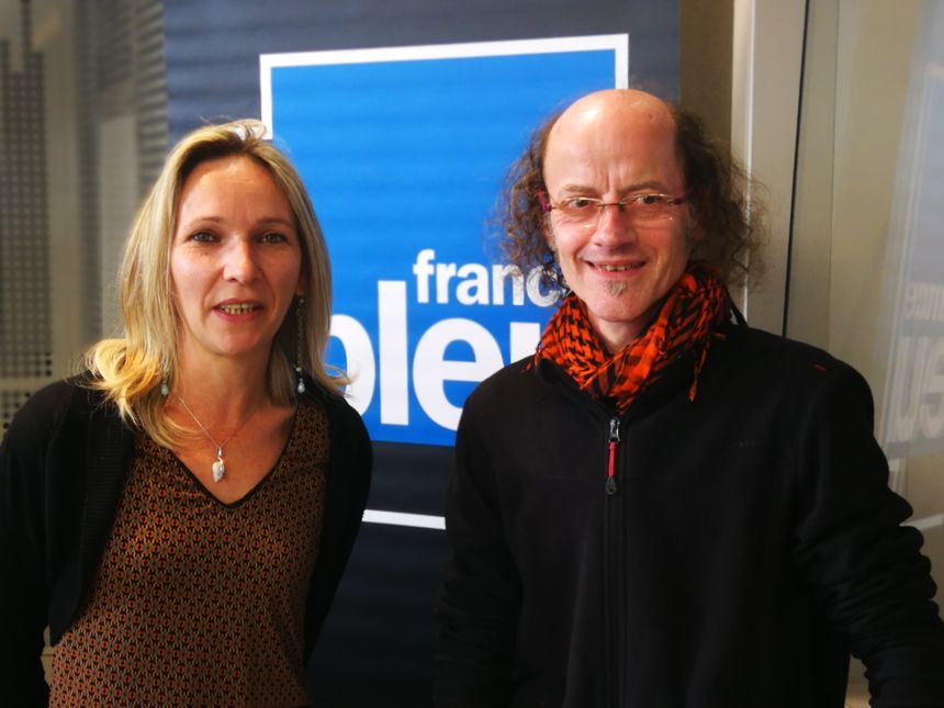 Alice Vogel et Jean Louis Cuenne, percussionniste