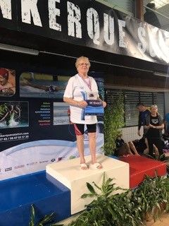 Claire Hager, doyenne de la compétition des Maîtres en mars 2019