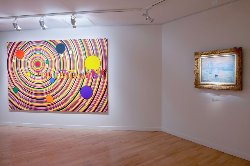 Exposition de Gérard Fromanger "Dialogue inattendu" au musée Marmotant Monet à Paris