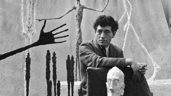 L'artiste Alberto Giacometti photographié en 1951 ©Getty - Photo by Gordon Parks/Life Magazine/The LIFE Picture Collection