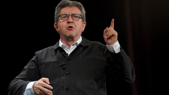 Jean-Luc Mélenchon, candidat en 78ème position sur la liste de la France insoumise. ©AFP - Nicolas Tucat