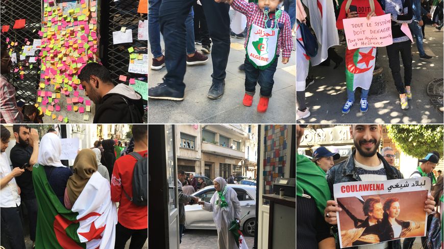 Instantanés dans les rues d'Alger mi-mars 2019