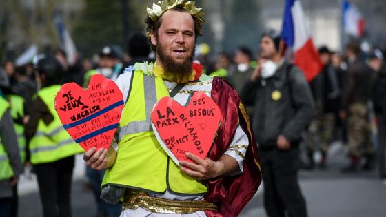 Manifestant Gilet Jaune ©AFP - Fred TANNEAU