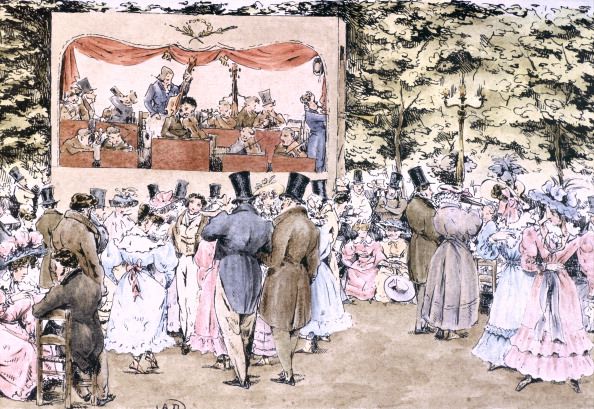 Concert dans les jardins de Tivoli