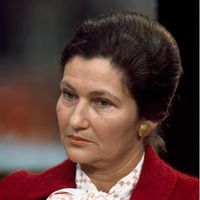 Immortelle, Simone Veil. Portrait en 1970 à Paris.