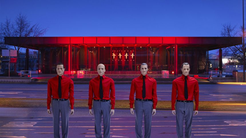 Kraftwerk, the robots, Neue Nationalgalerie, Berlin, 2015