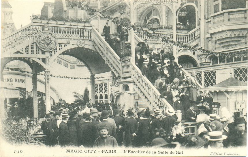 L'escalier de la Salle de Bal du Magic City