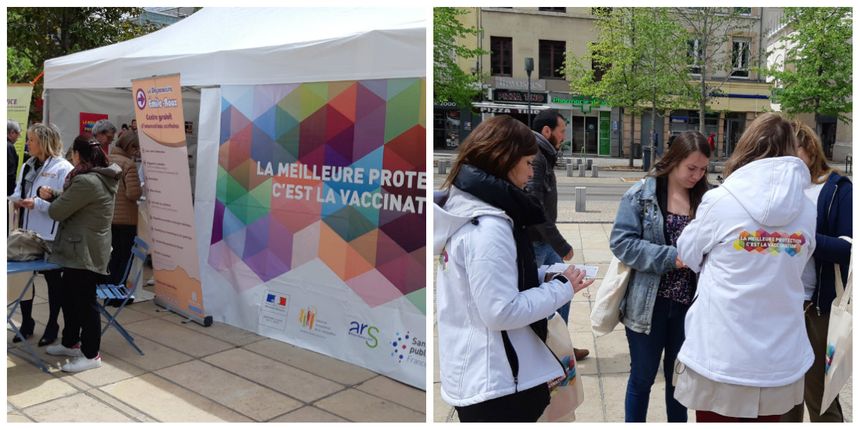 Un stand de sensibilisation a été dressé vendredi sur la place de Jaude à Clermont