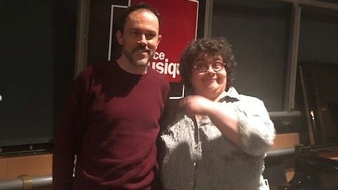 Juliette et Martin Pénet au Studio de Radio France