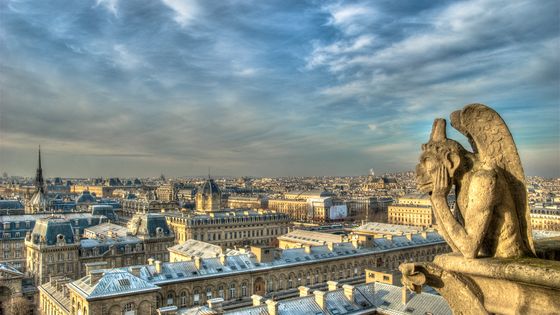 Vue depuis les hauteurs des gargouilles de Notre-Dame - Julien Fourniol/Baloulumix
