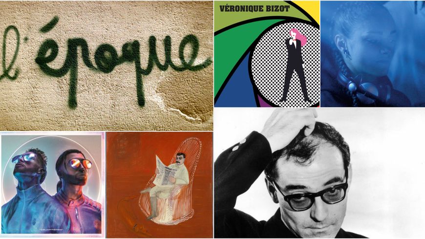 "L'époque" © BAC Films, "Deux frères" © QLF records, "Rouge" © RMN Grand Palais, Jean-Luc Godard © DR, "Une complication, une calamité, un amour" © Electre