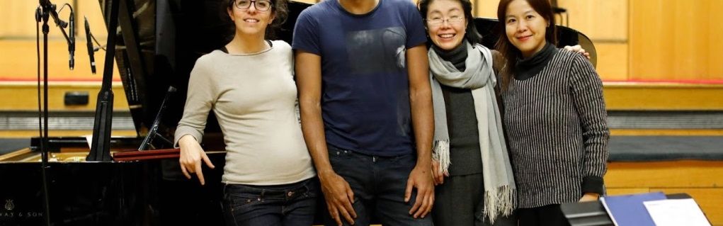Fanny Vicens, Wilhem Latchoumia, Lin-Ni Liao et Wang Ying-Chieh au studio 106