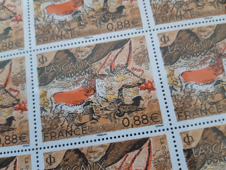 Le nouveau timbre dédié à Lascaux