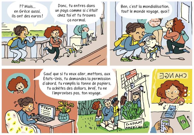 Planche extraite de "L'Europe en BD"