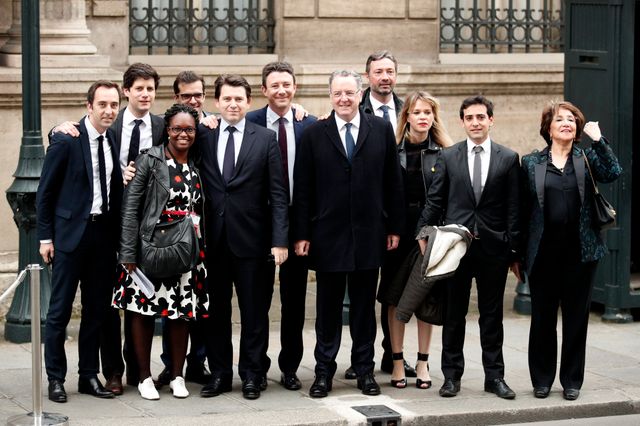 La bande des "Mormons", ici le jour de l'investiture d'Emmanuel Macron, a oeuvré à sa victoire à la présidentielle