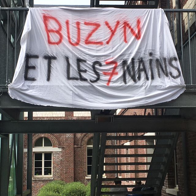 Grève à l'hôpital du Rouvray, Haute Normandie, juin 2018.