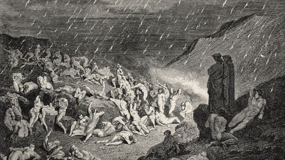 Gustave Doré, illustration pour le chant XIV de La Divine Comédie de Dante Alighieri, L'Enfer ©Getty - Culture Club