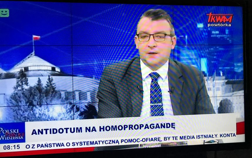 A la télévision Trwam, une émission qui dénonce l'homosexualité