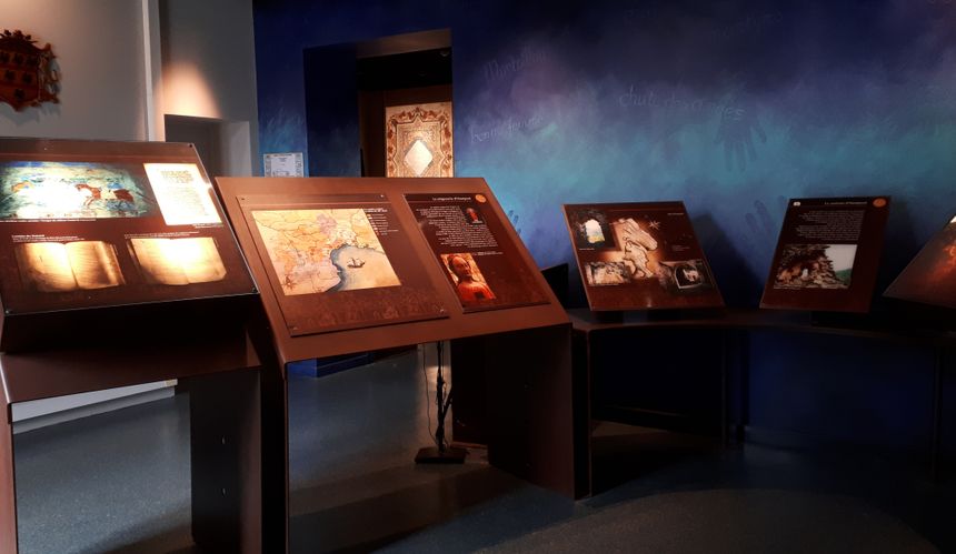 Extrait de la frise du musée du Catharisme à Mazamet(81)