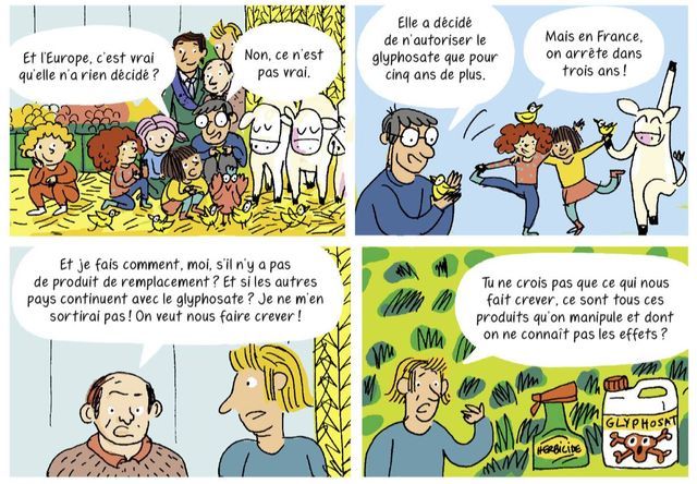 Planche extraite de "L'Europe en BD"