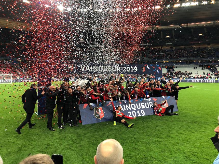 Le Stade Rennais vainqueur de la coupe de France 2019
