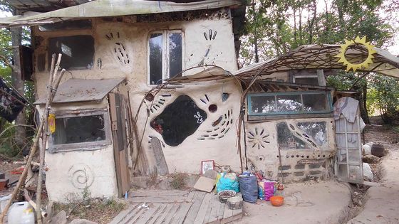 Cabane de la Boîte Noire à l'Est de la ZAD, détruite en avril 2018. - Hambinfo