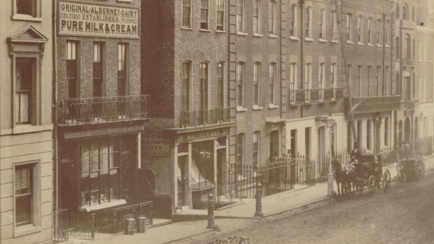 Maison de Georg Friedrich Haendel dans Brook street, à Londres.