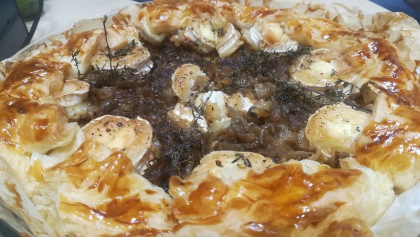 le feuilleté au chèvre