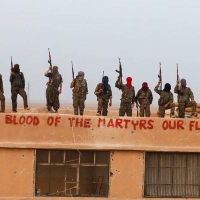 Forces armées kurdes.