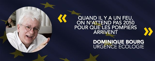 Dominique Bourg, tête de liste Urgence écologie.