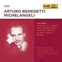 Live au Vatican, Londres, Rome, Buenos Aires / Arturo Benedetti Michelangeli PROFIL