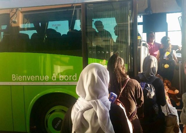 Les femmes et enfants yézidis sont arrivés à Toulouse et ont rejoint ensuite divers hébergements dans la région toulousaine et dans le sud de la France