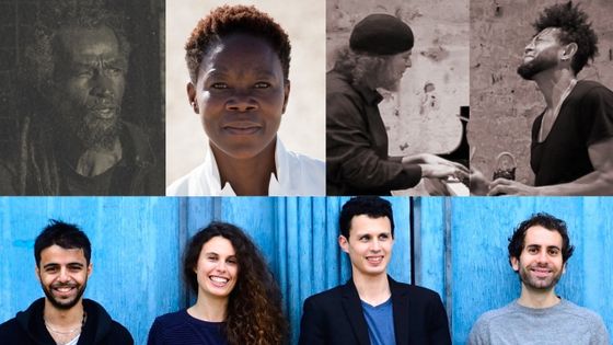 Menwar; Perrine Fifadji ©Une goutte d’eau; Fred Soul & Zé Luis Nascimento; Dafné Kritharas ©Chloé Kritharas