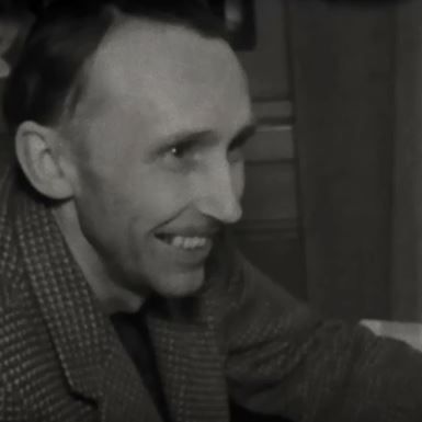 Portrait d'André Bazin, (capture d'écran sur youtube).