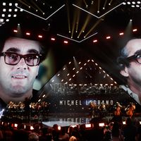 Hommage à Michel Legrand lors des Victoires de la Musique 2019.
