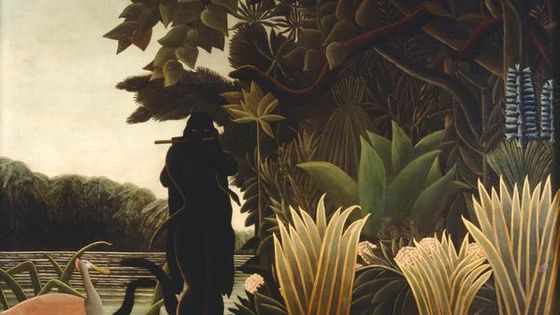 Henri Rousseau (1844-1910) La Charmeuse de serpents, 1907 Huile sur toile, 167× 189,5cm Paris, musée d’Orsay, RF19377 - Musée d’Orsay, Dist. RMN-Grand Palais / Hervé Lewandowski