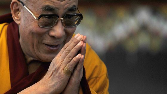 Le Dalaï Lama à Bodhgaya, , dans le Bihar en Inde, le 1er janvier 2012 lors du Festival de Kalachakra. ©AFP - DIPTENDU DUTTA