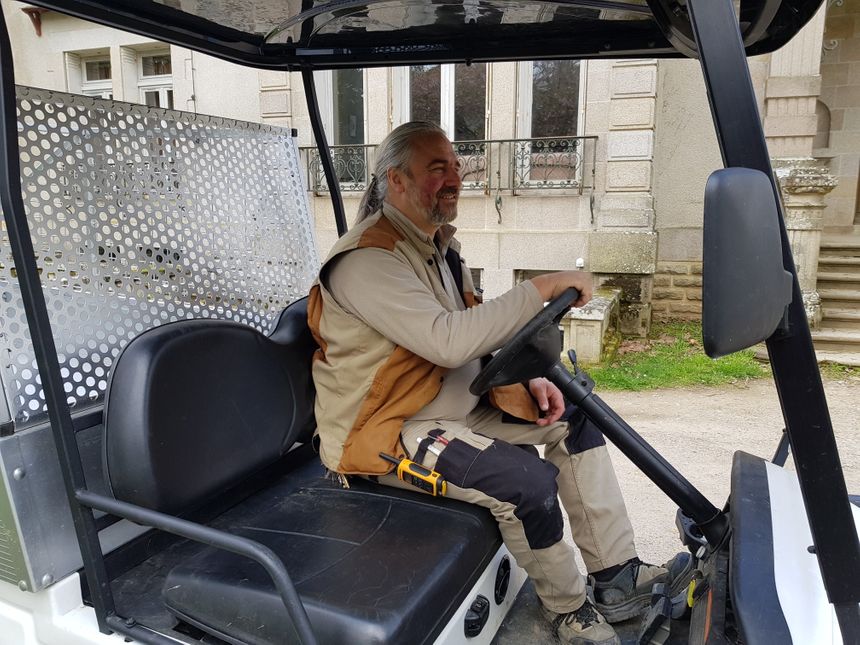 Franck Haelewyn, directeur du parc zoologique du Reynou au Vigen