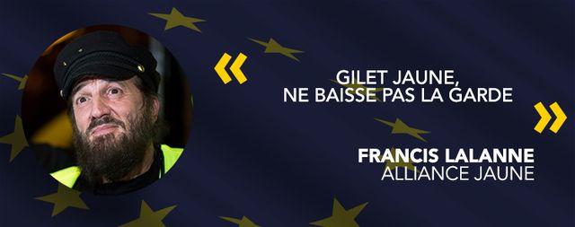 Francis Lalanne, tête de liste Alliance jaune.