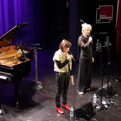 Claudia Solal et Valérie Philippin à l'Alliance Française